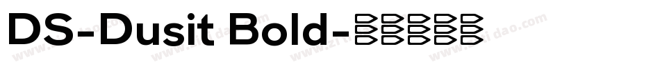 DS-Dusit Bold字体转换